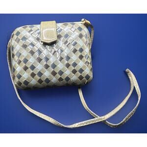 LA REGALE Small Hard Clutch Crossbody Purse Evening Glam Purse